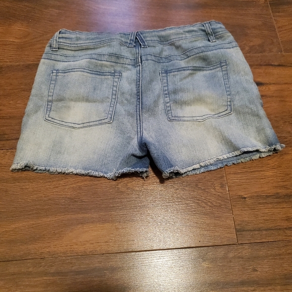 CHEROKEE DENIM SHORTS WITH RHINESTONES (S for women, XL for kids) - Picture 2 of 3